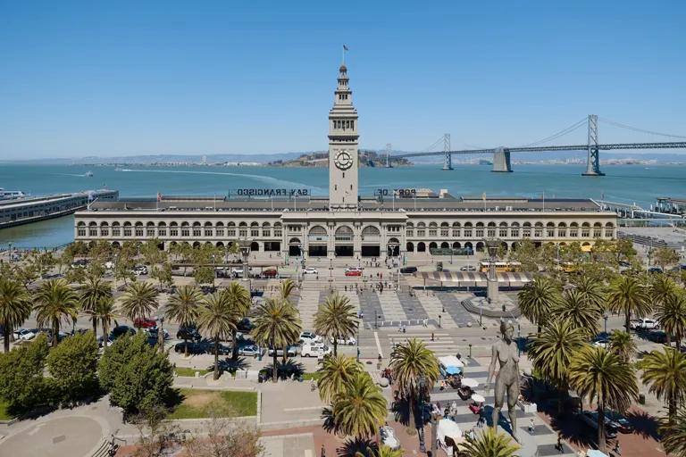 Ferry Building Marketplace · archival location photograph