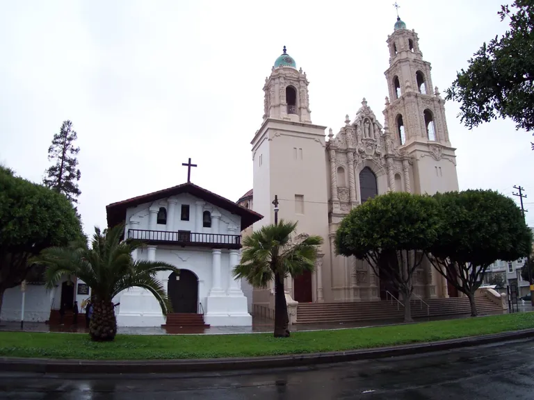 Mission Dolores Basilica & Cemetery · archival location photograph