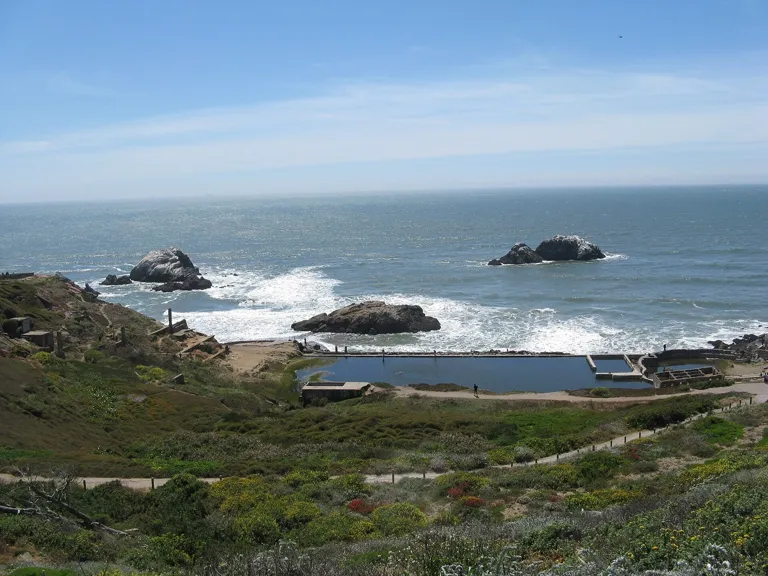 Sutro Baths Overlook · archival location photograph
