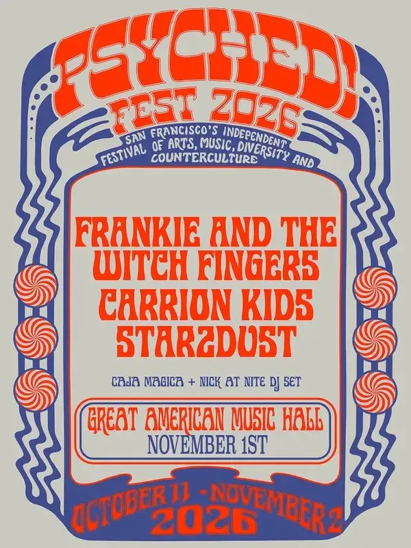 Frankie and The Witch Fingers · organizer photograph