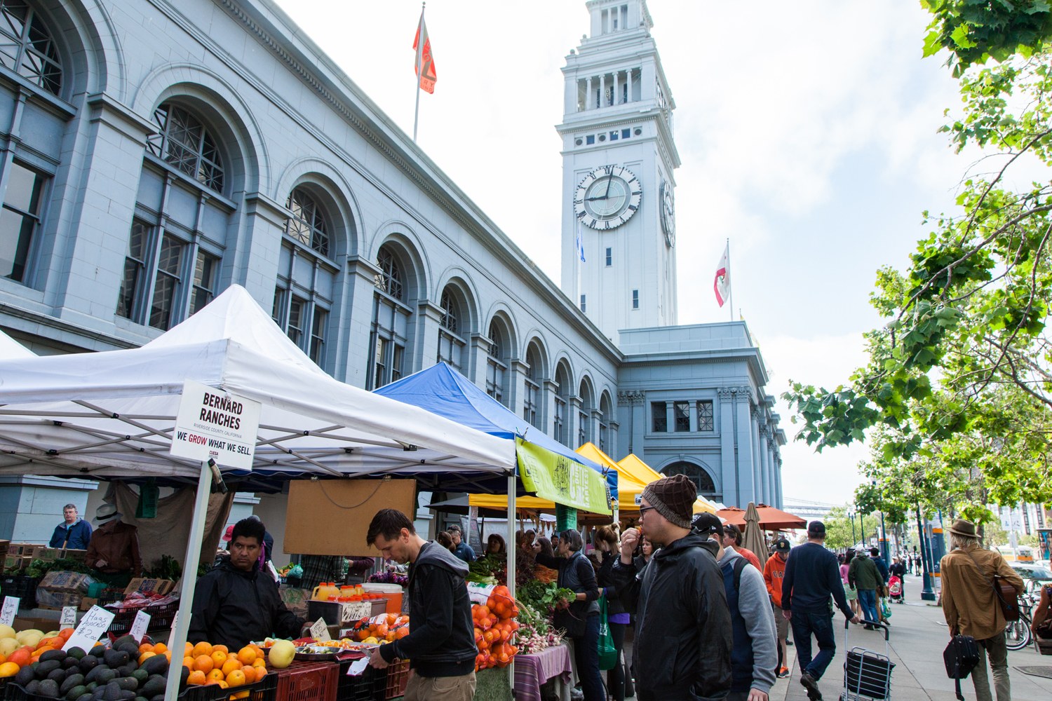 Ferry Plaza Farmers Market · archival organizer photograph