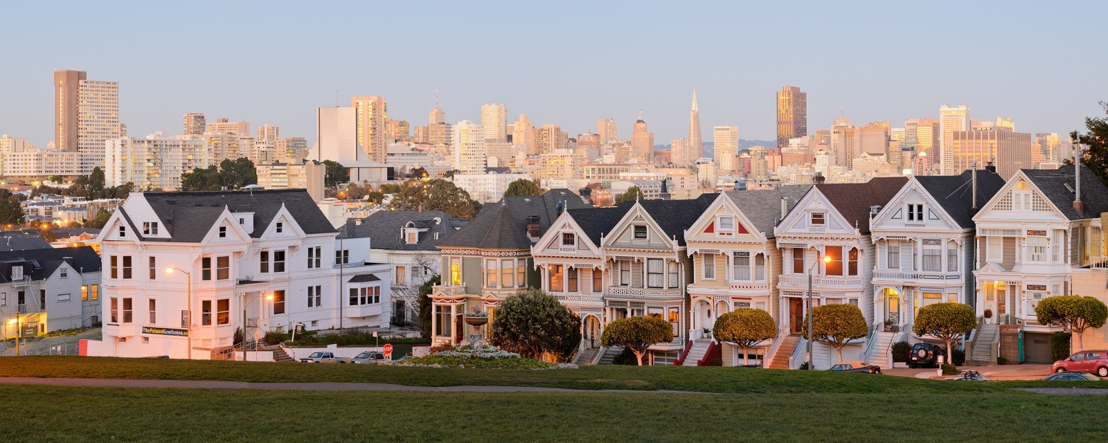 Alamo Square & the Painted Ladies · archival location photograph